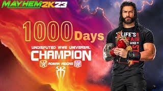 1000 Days of Tribal Titan Roman Reigns campaign Event WWE MAYHEM