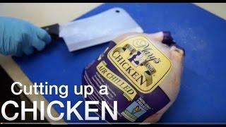 Cutting up a chicken- Knutzen's Meats