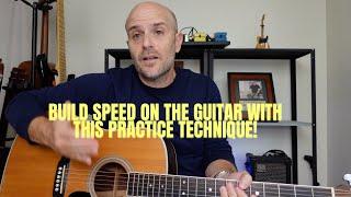 How To Build Your Speed On The Guitar Easily -Practice Hack