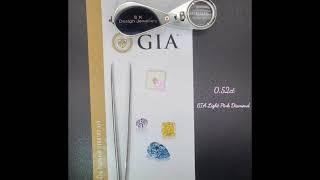 SOLD GIA Light Pink Diamond@SK Design Jewellery