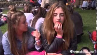 One Direction fans camp out in Leicester Square