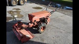 Gravely Professional 12 Walk Behind Two-Wheel Garden Tractor Tiller w/ Kohler M 12 S Engine Test Run