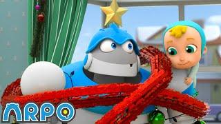 Get Off The CHRISTMAS TREE Baby Daniel | 2 HOURS OF ARPO CHRISTMAS! | Funny Robot Cartoons for Kids!