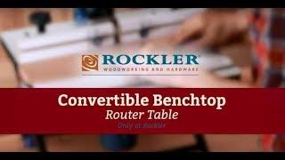 Convertible Benchtop Router Table (Full Length)