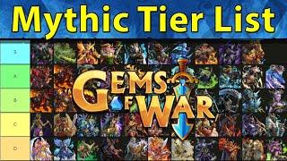 Gems of War: ALL Mythic Tier List, End of 2020, Happy New Year!