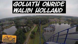 Goliath Onride Walibi Holland | Funfairblog [HD]