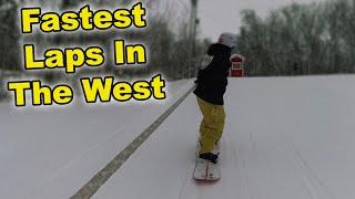 Snowboarding the Fastest Tow Rope In the Midwest