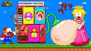 Mario choosing PREGNANT MUSHROOM from Vending Machine | Game Animation