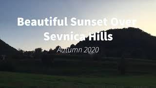 Visit Slovenia   Sevnica Hills At Sunset Driving, Time Lapse