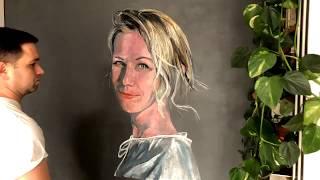 Wife portrait speedpainting. RHYE - THE FALL