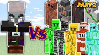 Raid Boss Magispeller vs All Golems in Minecraft Fight Part 2 #mobbattles #raid #bossfight #funny