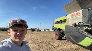 Old Combine Broke DOWN! Pushing New Claas Combine to the LIMITS