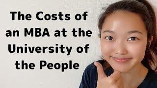 The Costs of an MBA at the University of the People【Japanese student】