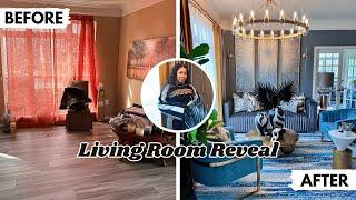 Living Room Makeover Reveal | Before & After + Designer Styling Tips