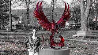 Phoenix Rising | Masterpiece Metal Sculpture | Welding Creatures Barbie The Welder | How To Weld Art