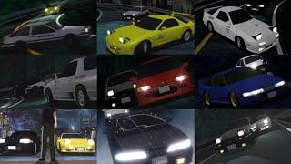 Initial D: Season One Dubbed | All Races Uninterrupted [2 Hours]