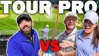 CRAZY GRANDSTAND CHALLENGE - ft Rick Shiels Vs Tyrrell Hatton Vs Annabel Dimmock