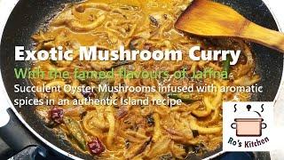 Mushroom curry with flavours of Jaffna | Spicy Mushroom Curry