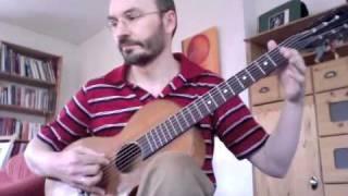 Bach: Badinerie (BWV 1067) played on guitar