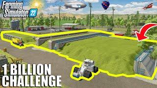 Compacting THE BIGGEST BUNKER in FS22 + 10.000.000L | 1 BILLION Challenge | Farming Simulator 22