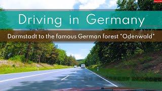 Driving in Germany - from German city Darmstadt to the famous German forest "Odenwald"/ drive2chill