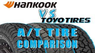 AT Tire Comparison - Hankook Dynapro AT2 vs Toyo Open Country AT3 vs Toyo Open Country AT2 May 2020