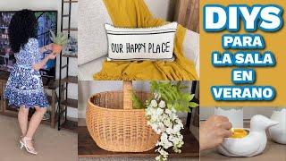 DIYs Para Decorar La Sala En Verano 2024  | Sandy Bella #decoratewithme