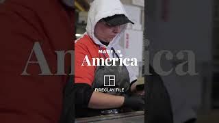 Fireclay Tile is Made in America (#shorts)