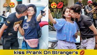 Secretly Kissing On Girls Cheeks | Shocking Reaction | By Shahfaiz World