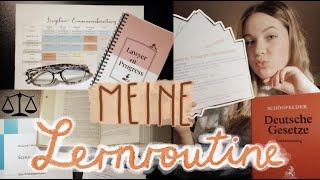 Meine LERNROUTINE in der EXAMENSVORBEREITUNG // Christmas Collabs