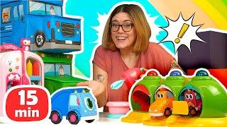 Alles in Ordnung mit tollen Spielzeugautos. Spielzeug Video für Kinder. 2 Folgen am Stück