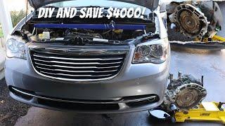 How to Remove Chrysler Town & Country 62TE Transmission (Every Step in the Description!)