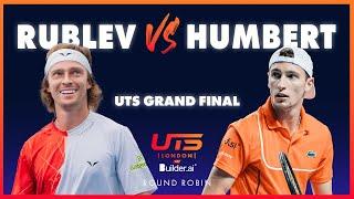 Rublo Andrey Rublev vs The Commander Ugo Humbert | UTS London by Builder.ai 2024