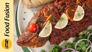 Red Tawa Masala Fish Fry | Tawa Spicy Fish Fry  Recipe by Food Fusion