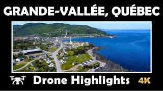 ️ Breathtaking 4K Drone Views of Grande-Vallée, Québec | DJI Mini 2 Aerial Highlights 