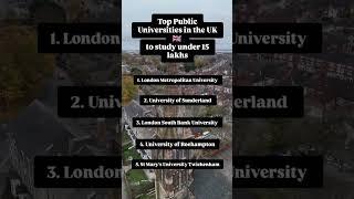 #StudyInLondon #AffordableUKUnis #LondonUniversities #UKStudentGuide #BudgetEducation