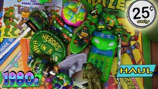 Bought Someone's Vintage 80s TMNT Collection (ONLY A QUARTER EACH)