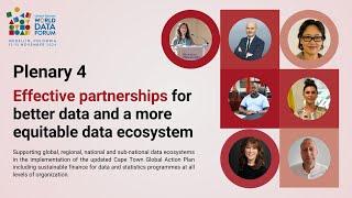 UNWDF2024: (TA4.1) Effective partnerships for better data and a more equitable data ecosystem