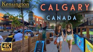 【4K】Calgary Canada Alberta | Kensington |4k Walking Tour| #walkingtour   |#travel #calgary  #canada