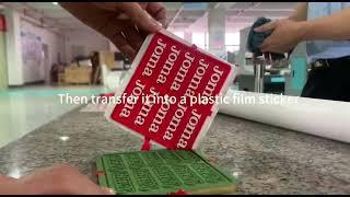 silicone heat transfer label