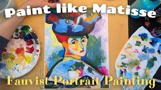 Paint a Stunning Fauvism Portrait | Easy Art Tutorial for Beginners!