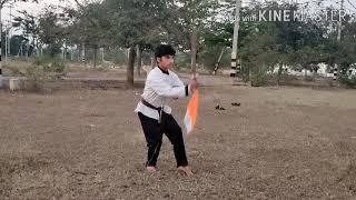 CHAN'S KUNG FU SCHOOL - Little master Shaurya   -  Tiger sword training in our school