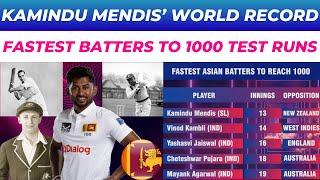 Kamindu Fastest to 1000 Test runs in 75 years | Kamindu Mendis Equal to Sir Don Bradman