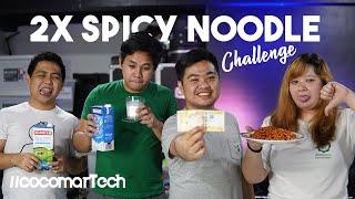 Sino Maka-Ubos ng 2X Spicy Noodle Challenge May P500 | cocomarTech vlog # 43