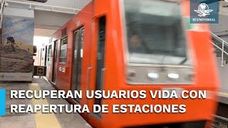 Reabren tramo rehabilitado de la Línea 9 del Metro y usuarios lo agradecen