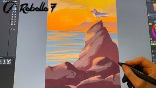 Painting Landscapes in Rebelle 7 Pro