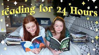 reading for 24 hours straight with my bestie  book slumber party