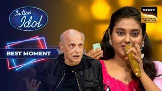 Indian Idol S14 | Mahesh Bhatt जी ने आशीर्वाद के तौर पर Mahima को दिया शगुन | Best Moment