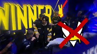 The Moment when Vitality got ELIMINATED by Wolves out of Champs!!