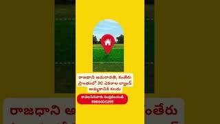 30 Acres Land For Sale in Kanteru, Amaravathi Capital | కంతేరు | Amaravati | 9866400255 #shorts